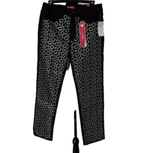 GUESS - BLACK & RHINESTONE G'SN ALL OVER DENIM JEANS - NWT - SZ 29